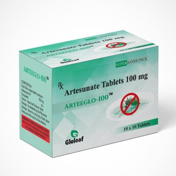 Arteeglo 100  |  青蒿琥酯  ℞ Artesunate Tablets 100mg - 10x10 100 Pills by Gloleaf